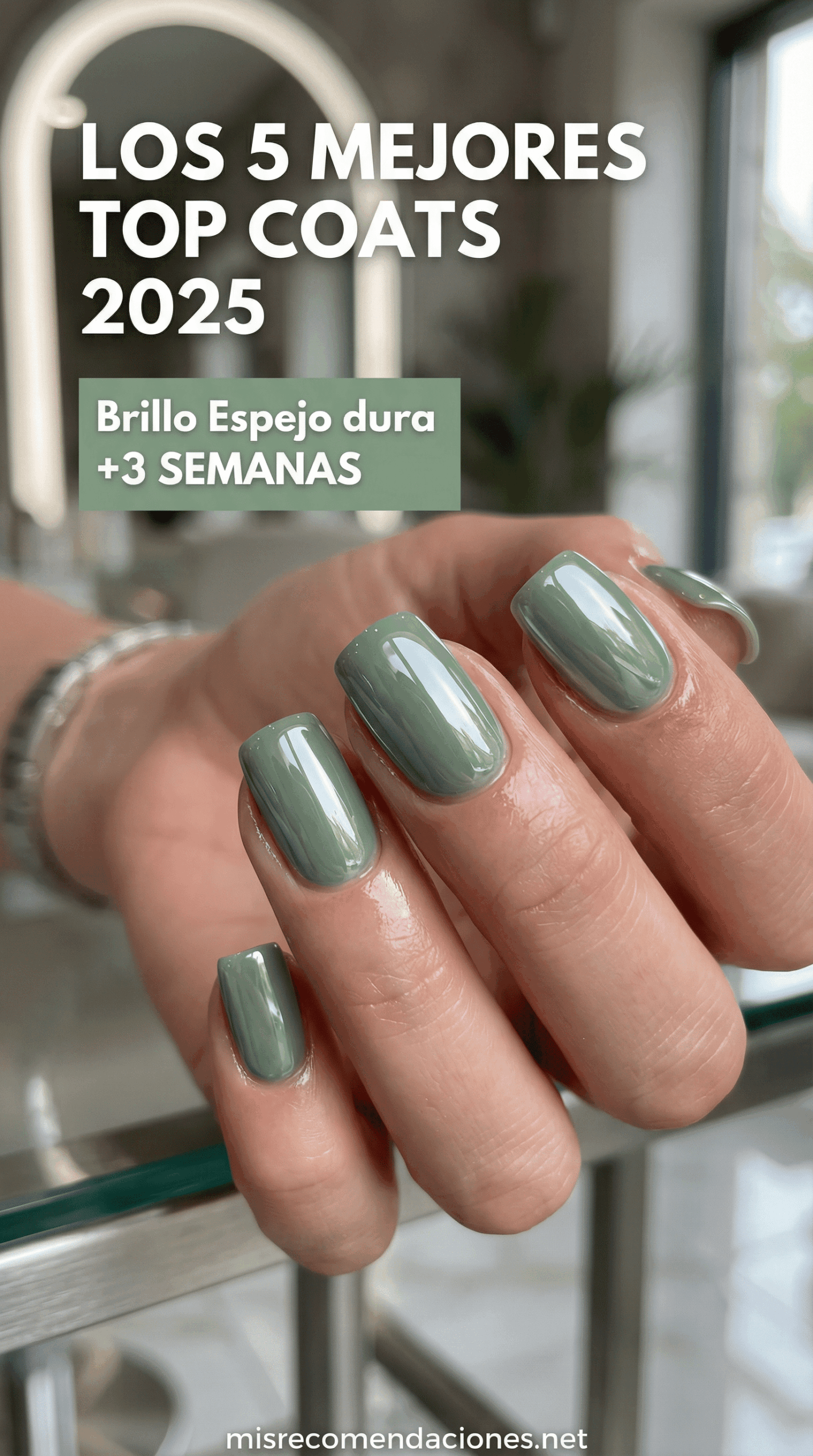Los 5 mejores top coat de alto brillo para uñas de gel con acabado espejo duradero por más de 3 semanas, guía profesional 2025 de misrecomendaciones.net