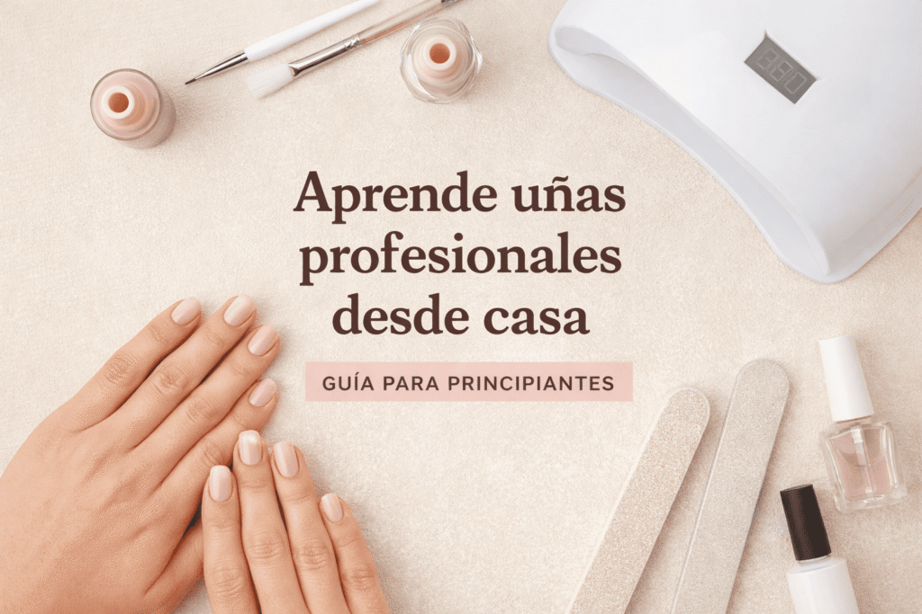 aprender uñas profesionales desde casa para principiantes