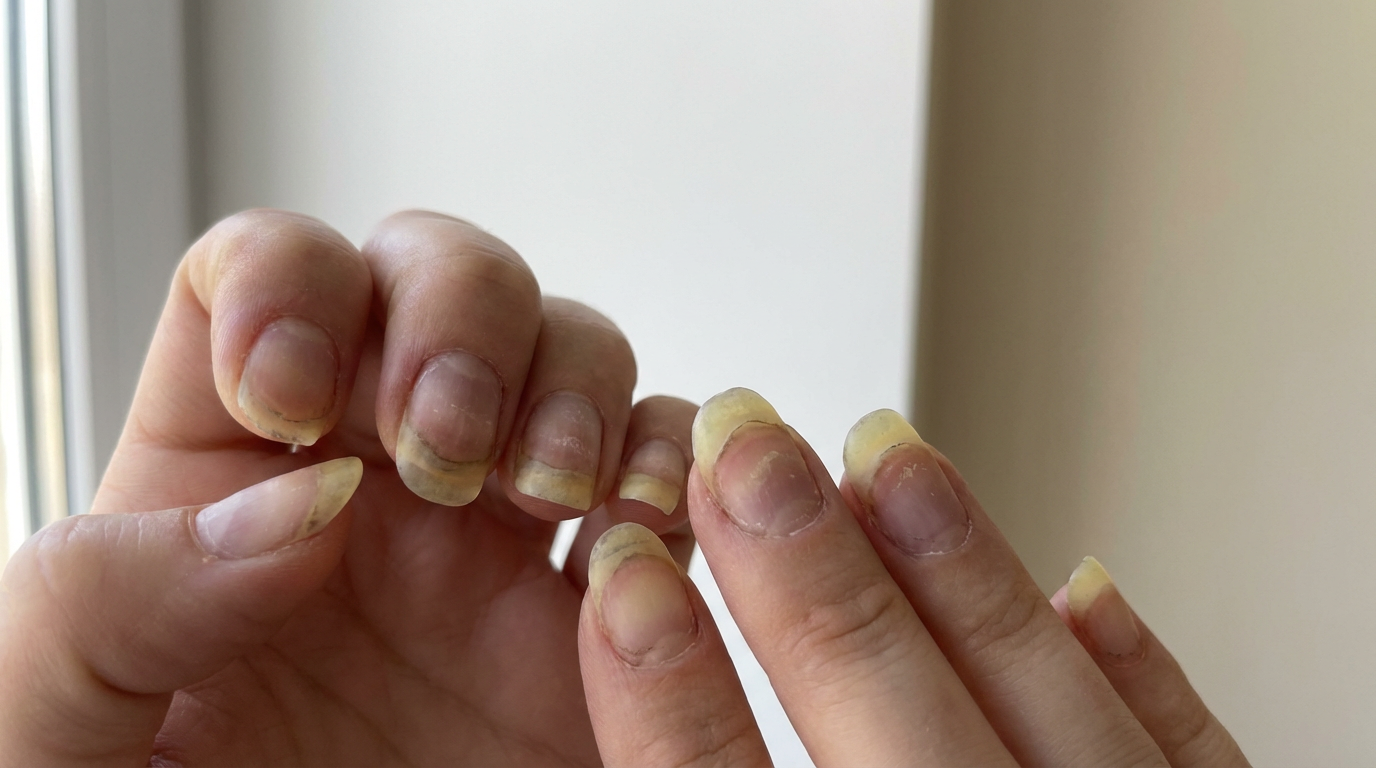 top coat se despega en uñas de gel antes de una semana