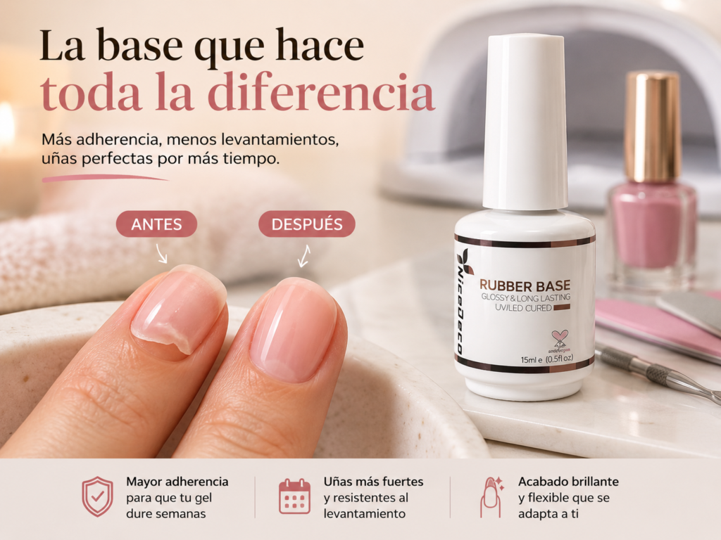 Aplicación correcta de primer de uñas sin ácido con ventilación