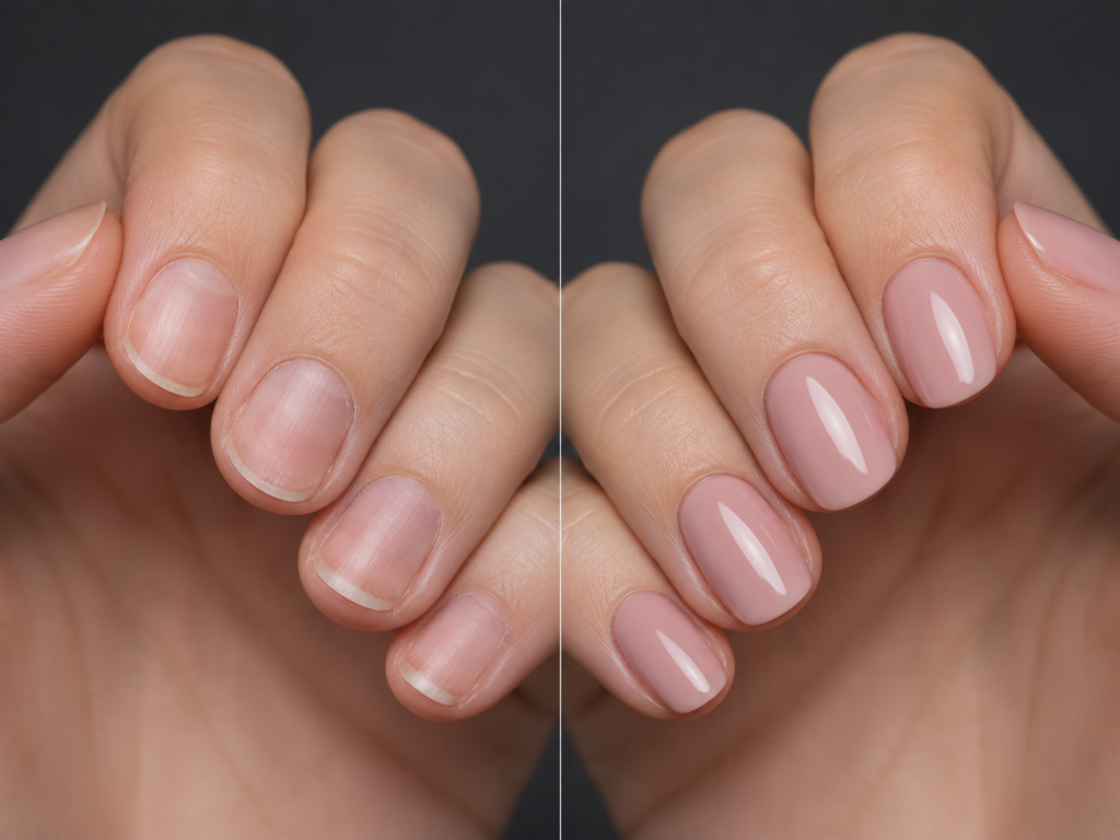 resultado final uñas de gel perfectas aplicadas en casa con kit completo para principiantes